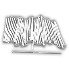 50 Head Pins Sterling Silver Jewelry Bead 22 Gauge 1"