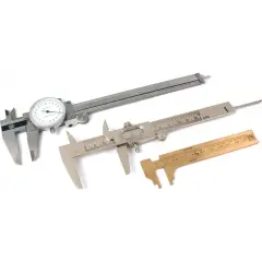3 Vernier Dial Calipers Millimeter Gauge Measuring Tool