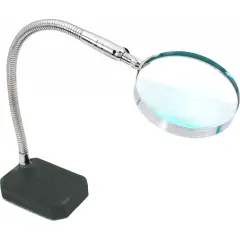2x Flexible Desktop Magnifier Magnifying Glass Jewelers Hands Free Tool