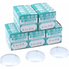 50 Plastic Watch Crystals Watchmakers Dome Parts 31.6mm