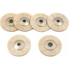 6 Soft Hair Wheel Brush Jewelers Polishing