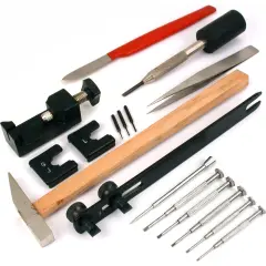 12Pc Watch Battery Changing Kit Open All Backs Repair