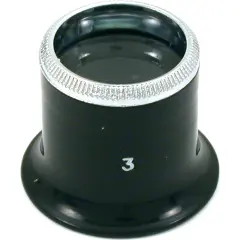 3.3x Eye Loupe Jewelers Gem Stamp Coin Magnifier Tool