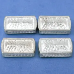 Bali Rectangle Beads Silver Plated Bead 18.5mm Approx 4