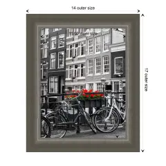 Domus Dark Silver Wood Picture Frame