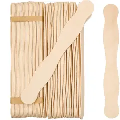 Wooden Fan Handles 8 inch for Wedding Program, Multiple Colors, Auction Paddles | Woodpeckers