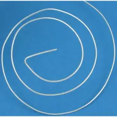 Sterling Silver Wire 24 Gauge Round Half Hard (5 Ft.)