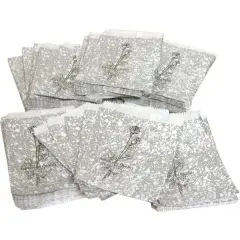 500 Silver Paper Gift Bags Shopping Tote Sales Bag 5 x 7"
