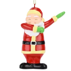 Funny Dabbing Santa&trade; Christmas Ornament