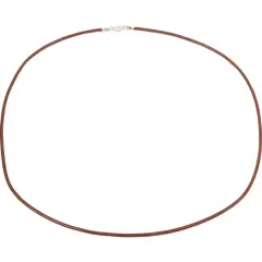 Leather Cord Necklace Sienna 16"
