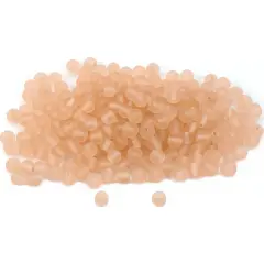 25 Grams Pink Evelina Frosted Glass Beads Beading 4.5mm