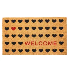 Heart Welcome Doormat