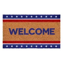 Patriotic Welcome Doormat