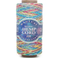 Hemptique Magical Collection Hemp Cord Spools Jewelry Bracelet Making Paper Crafting Scrapbooking Bookbinding Mixed Media Crocheting Macrame Seasonal Holiday Gift Wrapping Unicorn