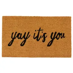 Yay It's You Doormat