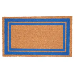 152971830NP Blue Border Doormat