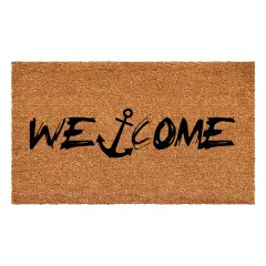 108531729 Nautical Anchor Welcome Doormat