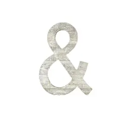 Rustic Farmhouse Large 16" White Decorative Monogram Wood Letter