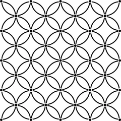 Interlocking Circles All Over Embossing 12 x 12 Stencil | FS031 by Designer Stencils | Pattern Stencils | Reusable Stencils for Painting on Wood, Wall, Tile, Canvas, Paper, Fabric, Furniture, Floor | Try Instead of a Wallpaper | Easy to Use & Clean