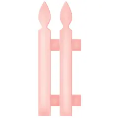 Picket Fence Wall Stencil | 1561 by Designer Stencils | Pattern Stencils | Reusable Stencils for Painting | Safe & Reusable Template for Wall Decor | Try This Stencil Instead of a Wallpaper | Easy to Use & Clean Art Stencil Pattern