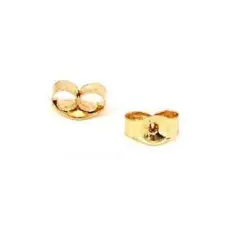 2 14K Gold Friction Baby Earring Backs