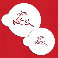 Prancing Deer Cake Stencil | C179 by Designer Stencils | Cake Decorating Tools |