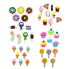 Dress it Up Buttons Sweets and Snacks Embellishment Assortment
