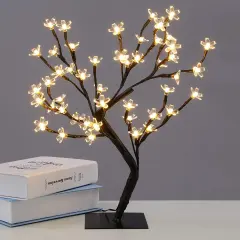 Perfect Holiday 2ft Table Top Cherry Blossom Tree Light - Warm White