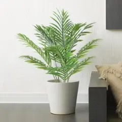 Areca Artificial Palm Tree, Artificial Plants for Home Decor Indoor, Fake Plants for Living Room Decor, Floor Plants for Living Room Decor, Faux Plants Indoor, Plants for Bedroom Decor - 2 Feet