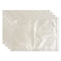 DII Stone Windowpane Oversized Washed Waffle Dishcloth, 6 Piece