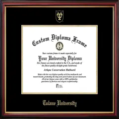 Tulane University Petite Diploma Frame