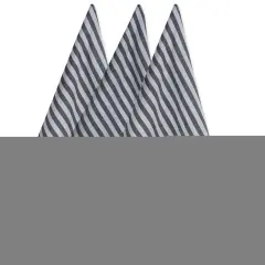 DII Black & White Stripe Oven Mitt (Set of 2)