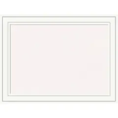 Cork Board, Craftsman White Wood Frame - Bulletin Board, Organization Board, Pin Board White Cork