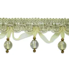 5 yards of Kate Marbel w / Organza Trim Ivory Multi