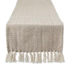 DII French Blue Braided Stripe Table Runner 15x108