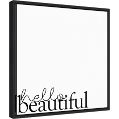 Love Quotes IV by Anna Hambly 16-in. W x 16-in. H. Canvas Wall Art Print Framed in Black