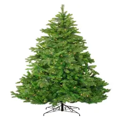 Perfect Holiday 6ft Pre-lit Tapered Salem Pine Artificial Christmas Tree