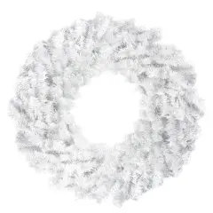 Perfect Holiday 24" Christmas Wreath Crystal White