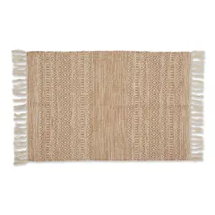 DII Variegated Tango Red Fringe Placemat (Set of 6)