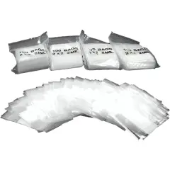 500 Zipper Block Bags Resealable Plastic Baggies 2" x 2"