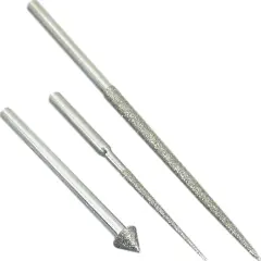 3 Diamond Coated Bead Reamers Jewelers Rotary Tools