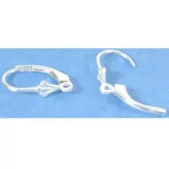 2 Sterling Silver Lever Back Earrings Earwires Findings