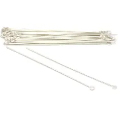 36 Hat Eye Pins Sterling Silver Earrings Findings 22 Ga