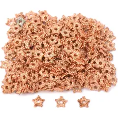 Star Bali Spacer Beads Copper Plated 5mm Approx 290Pcs