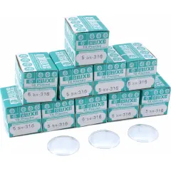 100 Plastic Watch Crystals Watchmaker Dome Parts 31.6mm