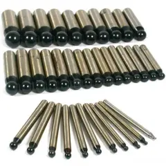 36 Dapping Punches Jewelers Doming Bench Metal Tools