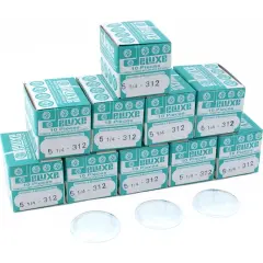 100 Plastic Watch Crystals Watchmaker Dome Parts 31.2mm