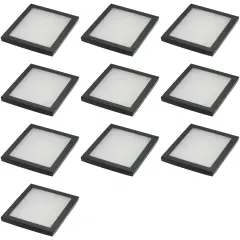 Display Cases Specimen Mount Frame Case with Glass Top 6" x 5" x 3/4" Pack of 10