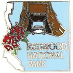 Redwood National Park Pin 1"