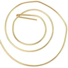 5 ft 14K Gold Filled Half Round Wire Half Hard 22 Gauge
